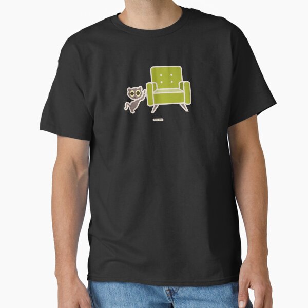 Cat Moment: Are you looking? (for dark background) Classic T-Shirt