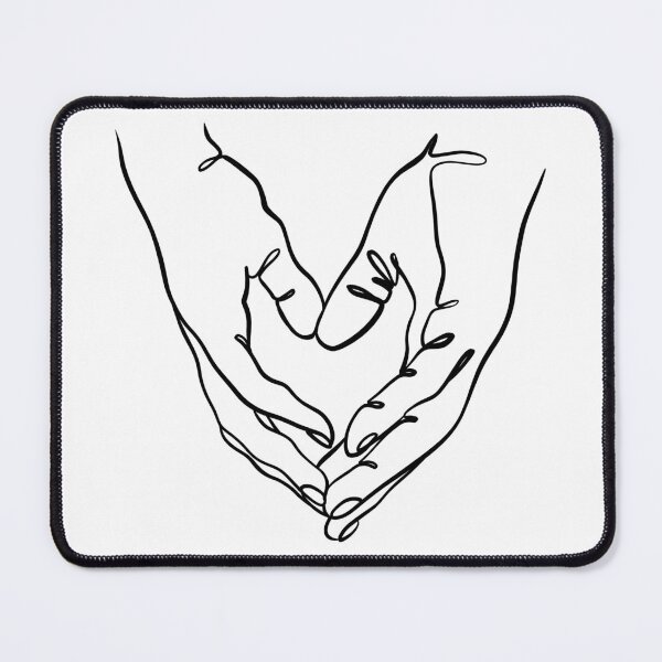 Item preview, Hands heart line drawing designed and sold by SibMa.