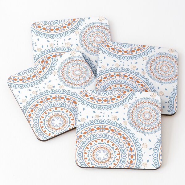 Item preview, Mandala Blue and Orange designed and sold by BtheLight.