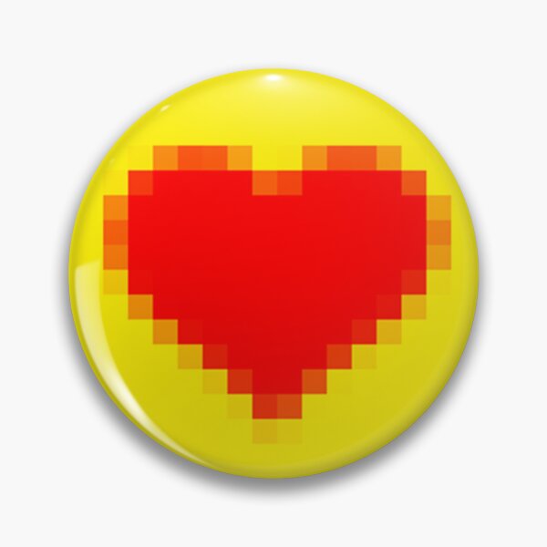 Artikelvorschau, Pixelated Liebes-Herz entworfen und verkauft von drubdrub.