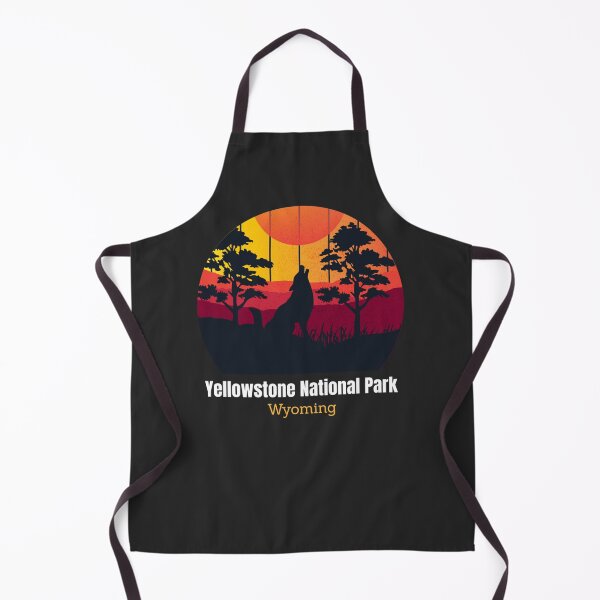 Artikelvorschau, Yellowstone Howling Wolf Classic entworfen und verkauft von goldskeray.