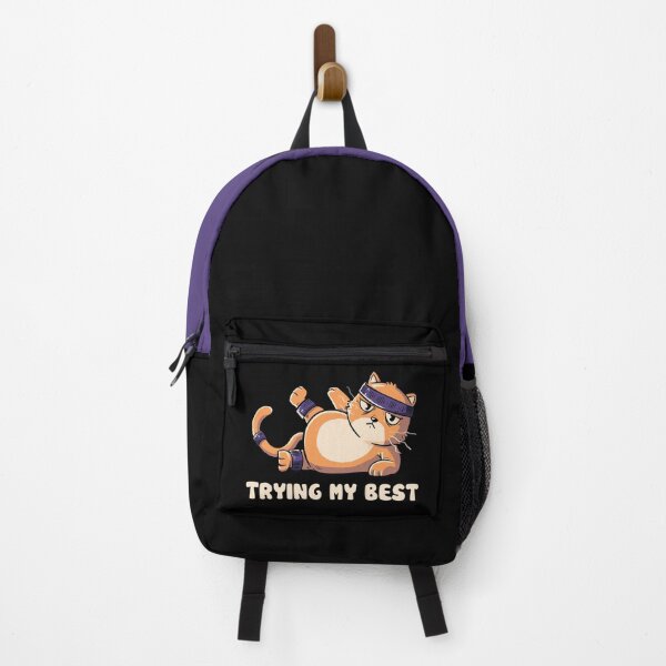 Item preview, Trying My Best Gym Cat by Tobe Fonseca designed and sold by Tobe Fonseca®.