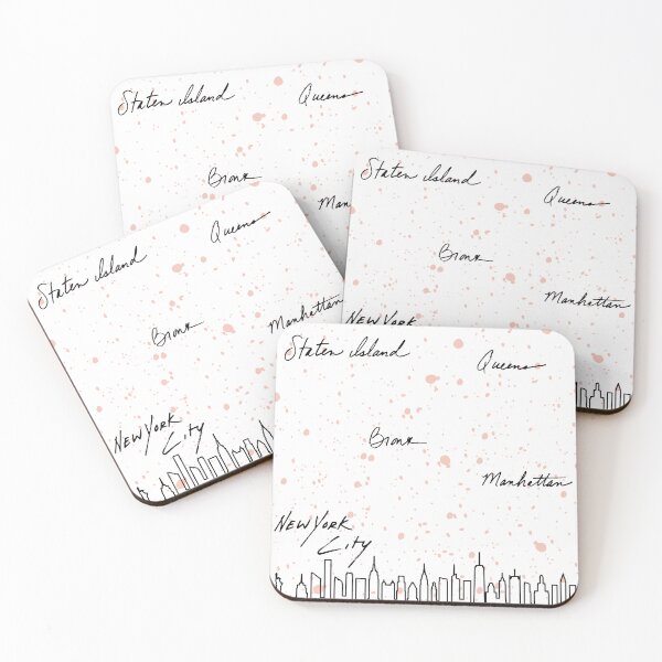 Item preview, New York City Skyline designed and sold by Bookish Blossom.