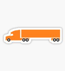Orange Big Rig Sticker