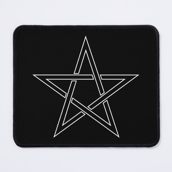 Item preview, Pentagram Outline /// White designed and sold by Gumless.