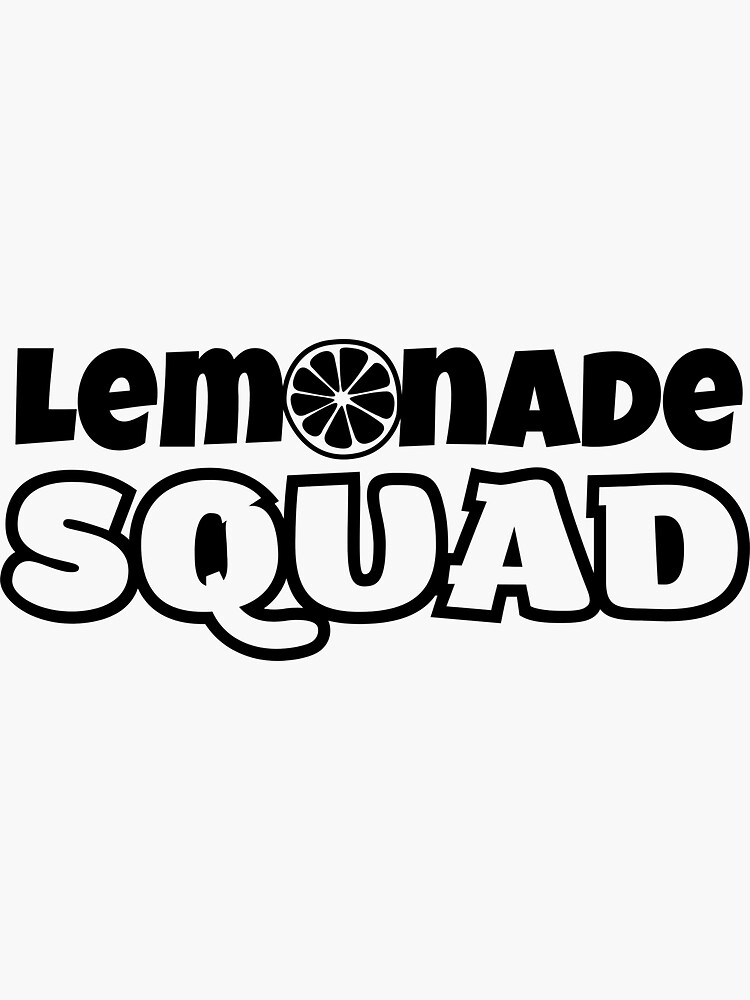 "Lemonade Stand Awesome Lemonade Squad Lemonade Stand Boss Lemonade Crew" Sticker for Sale