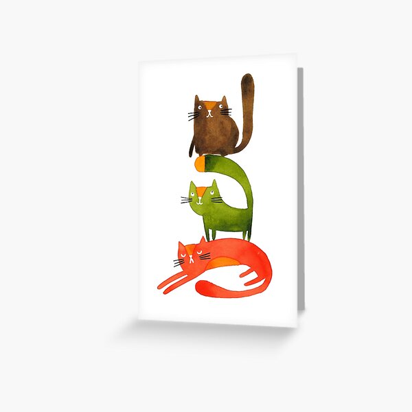 Blank Cartoon Image Images Love Cat Cats Fat Greetings Cards Assorted Birthday 