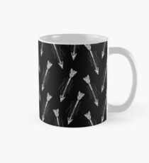 Einsamer Pfeil Schwarz Tasse (Standard)