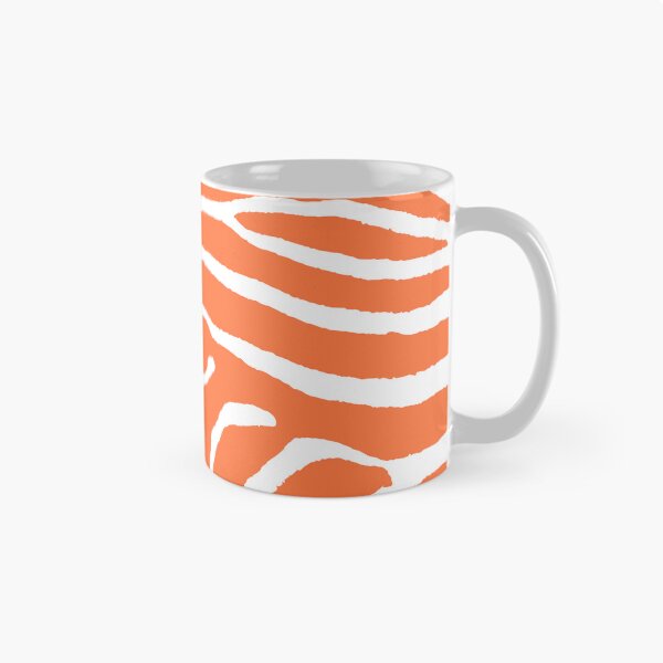 Artikelvorschau, Zebra Wild Animal Print 262 Orange entworfen und verkauft von tonymagnerart.