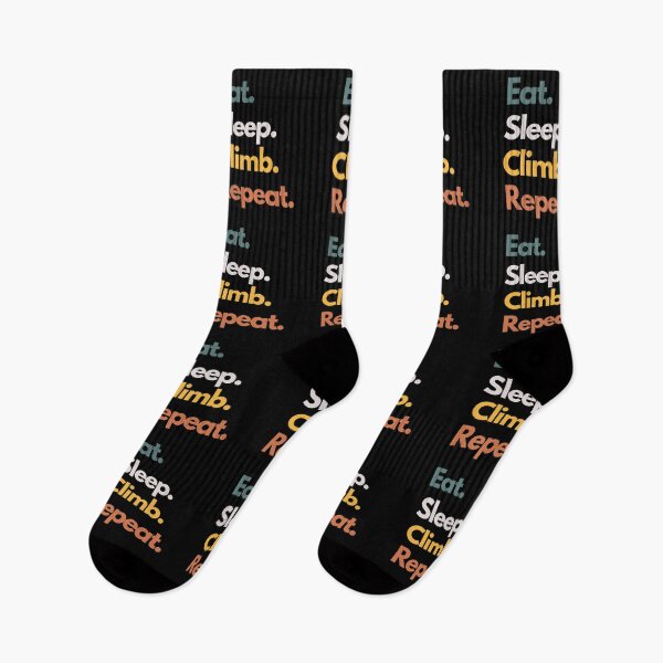 Item preview, Eat Sleep Climb Repeat Funny Climbers And Hikers designed and sold by CuteLovelyDesigns.