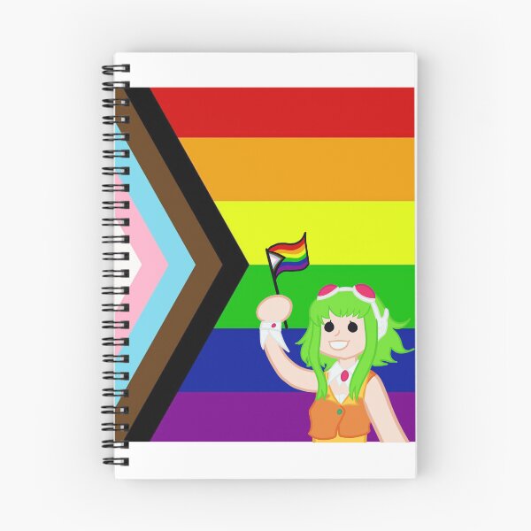 Item preview, Progress Flag Gumi Megpoid designed and sold by Vee-s-World-111.