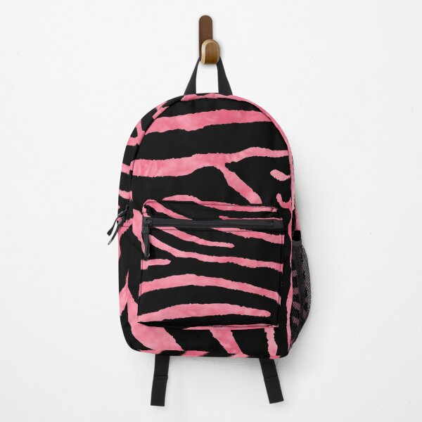 Item preview, Zebra Wild Animal Print 267 Pink and Black designed and sold by tonymagnerart.