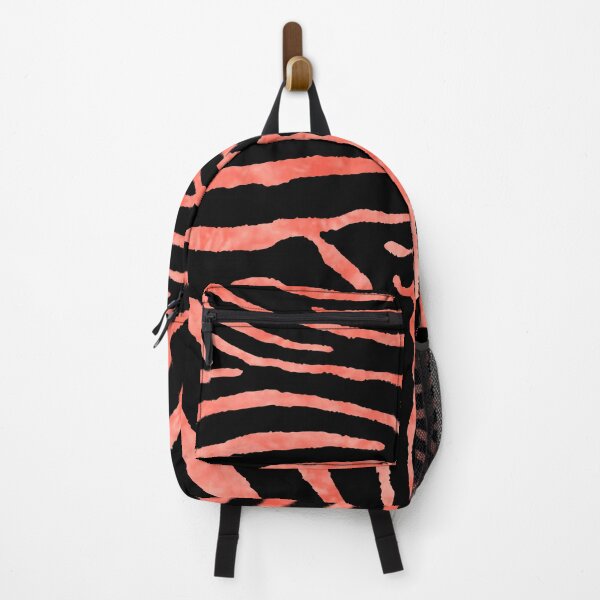 Item preview, Zebra Wild Animal Print 268 Orange and Black designed and sold by tonymagnerart.