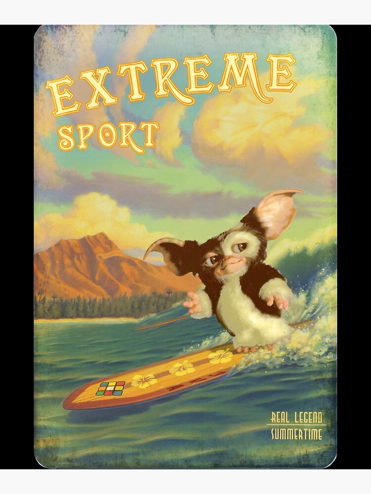 Discover Retro Surf Premium Matte Vertical Poster