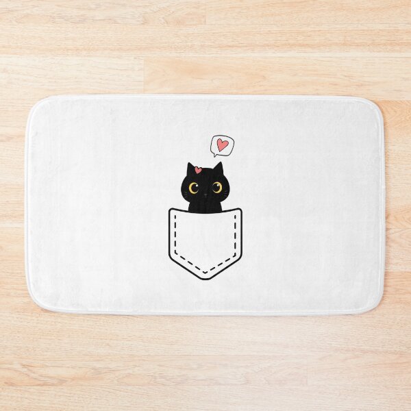 Item preview, Cute Black Cat In Pocket Funny Cat designed and sold by Amir  Kaddour.
