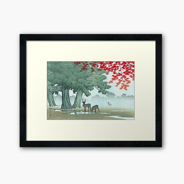 Item preview, Japanese Print - Kawase Bamboo - Nara Park (1953) designed and sold by imageresource.