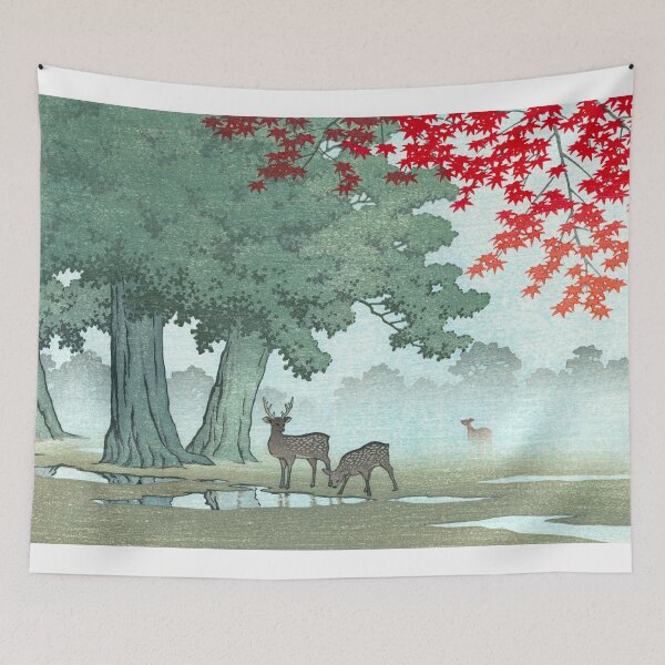 Item preview, Japanese Print - Kawase Bamboo - Nara Park (1953) designed and sold by imageresource.