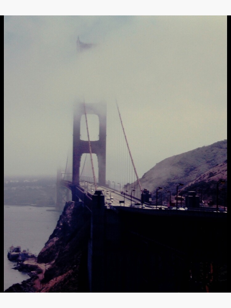 Disover Vintage Golden Gate Graphic Premium Matte Vertical Poster