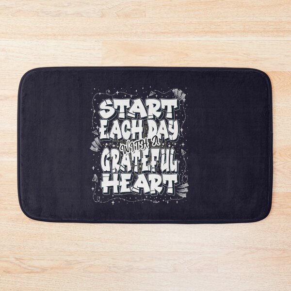 Item preview, Start each day with a grateful heart. - motivation quotes designed and sold by VichallanStudio.
