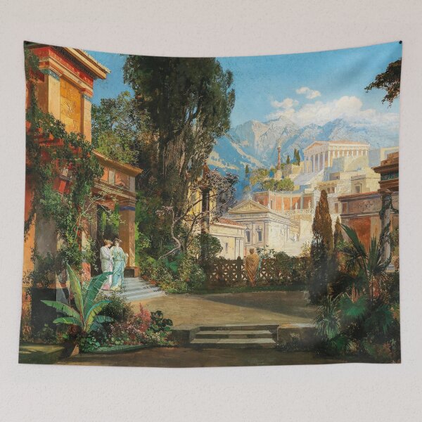 Item preview, Hermann Burghart. A view of an ancient city. 1866 designed and sold by likiska.