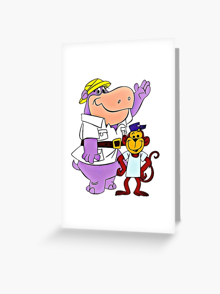 Peter Potamus And So So Greeting Card By Rainbowretro Redbubble