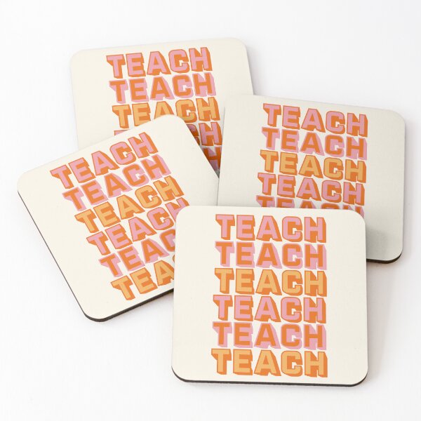 Item preview, Teach Teacher Trendy Colorful Elementary  designed and sold by SocialLook.