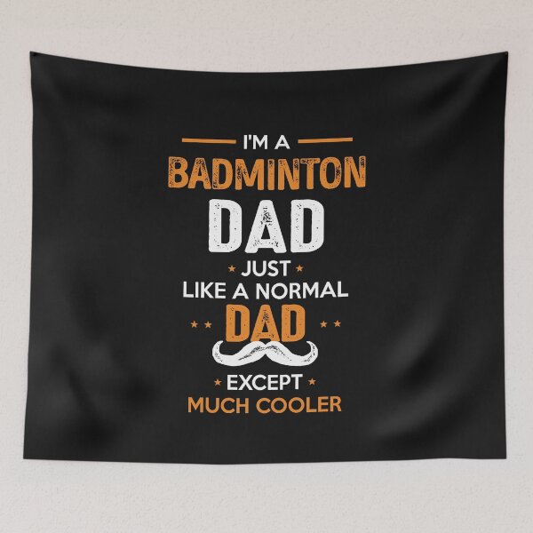 Item preview, Badminton Dad Except Much Cooler Cool Gift designed and sold by Just Be Different.