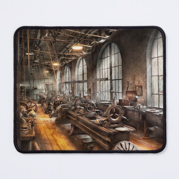 Item preview, Machinst - A room full of Lathes  designed and sold by Mike Savad Photography.