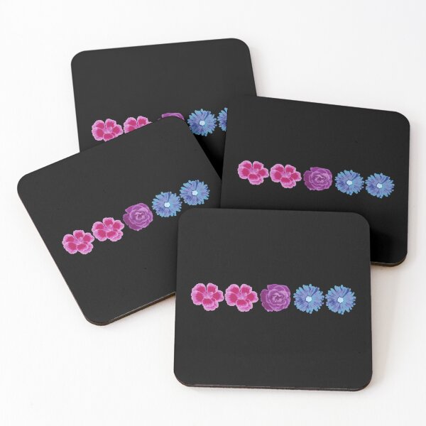 Item preview, Boho Pastel Flowers Bi. Bisexual Pride designed and sold by Subtle Pride Shop.