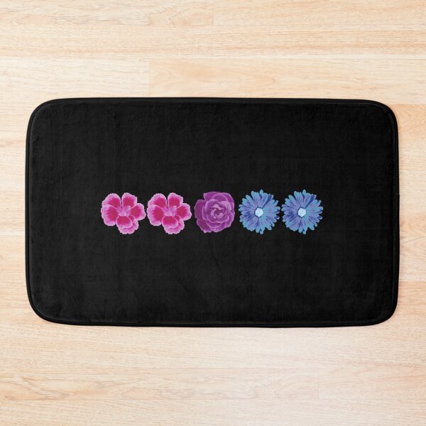 Item preview, Boho Pastel Flowers Bi. Bisexual Pride designed and sold by Subtle Pride Shop.