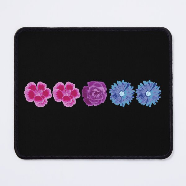 Item preview, Boho Pastel Flowers Bi. Bisexual Pride designed and sold by Subtle Pride Shop.
