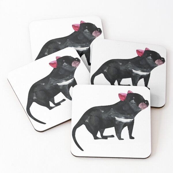 Item preview, Cute Tasmanian Devil Watercolour, Australian Tasmanian Devil Watercolor, Australian Animals Drawing, Tasmanian Devil Art designed and sold by Paintcorner.