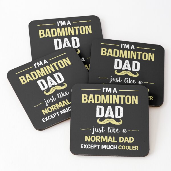 Item preview, Badminton Dad Except Much Cooler designed and sold by Just Be Different.