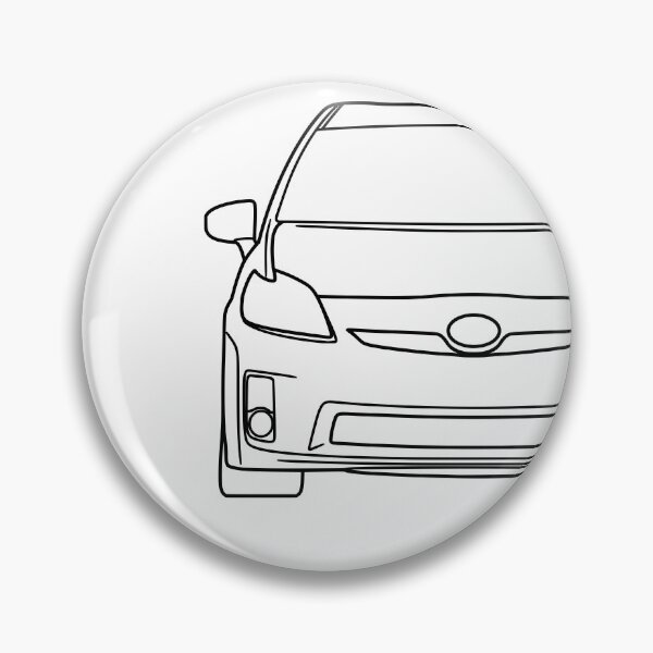 Artikelvorschau, Toyota Prius 2010-2015 schwarze Linien entworfen und verkauft von EdimDesign.