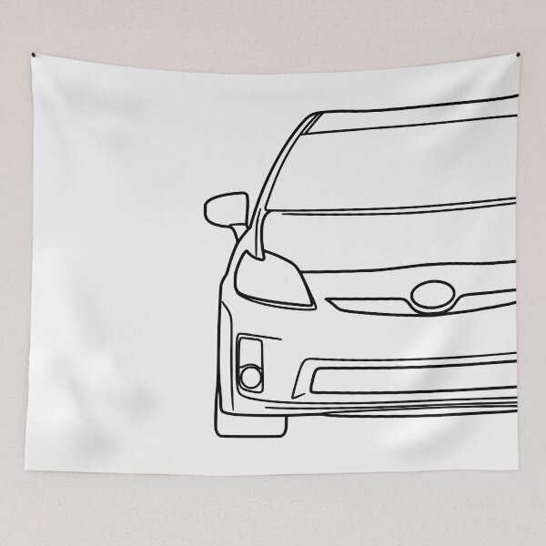 Item preview, Toyota Prius 2010-2015 black lines designed and sold by EdimDesign.