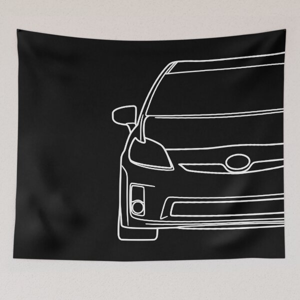 Item preview, Toyota Prius 2010-2015 white lines designed and sold by EdimDesign.