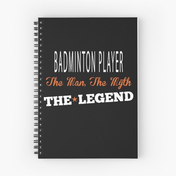 Item preview, Badminton Player The Man  The Myth The Legend designed and sold by Just Be Different.