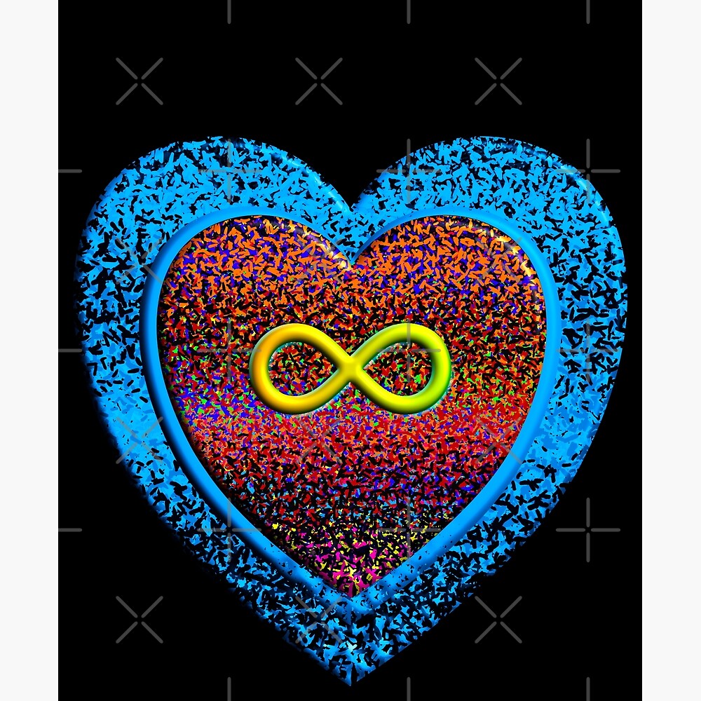 Infinite Love, Always and Forever - Blue — Poster