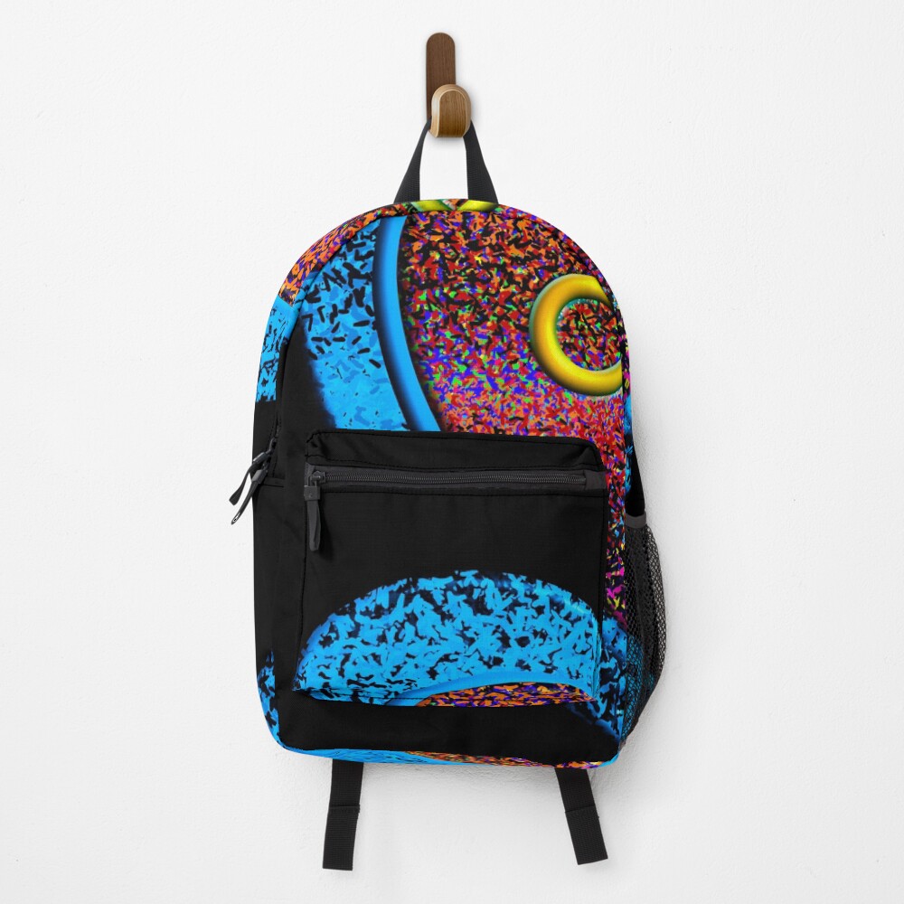Infinite Love, Always and Forever - Blue on a backpack