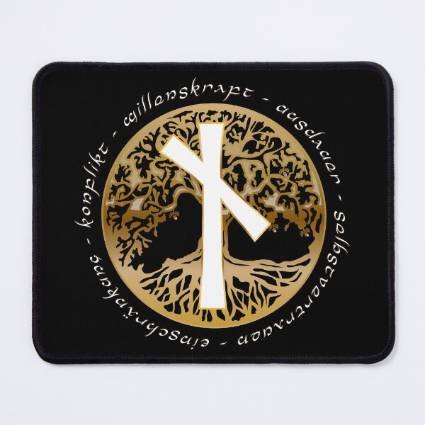 Item preview, Rune Nauthiz Tree of Life Birthday Rune November 13th to November 28th designed and sold by der-faun.