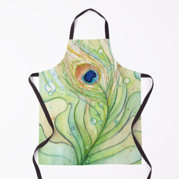 Item preview, Peacock Feather Watercolor designed and sold by Olga Shvartsur.