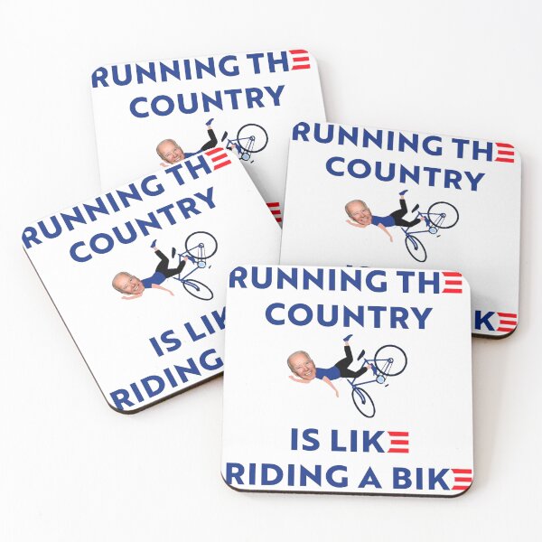 Item preview, Running The Country Is Like Riding A Bike Funny Joe Biden designed and sold by andsha4217.