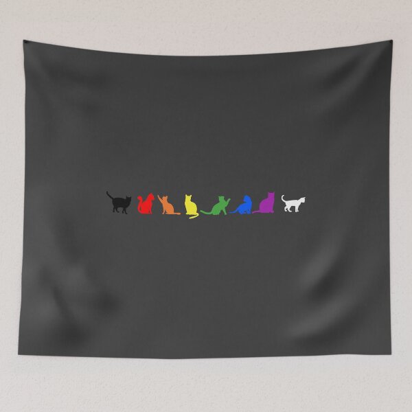 Item preview, Cats Allies. LGBTQ Ally Pride designed and sold by Subtle Pride Shop.