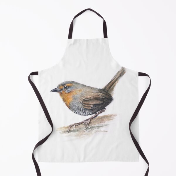 Item preview, Tiny Bird Chucao Bird Watercolor designed and sold by Olga Shvartsur.