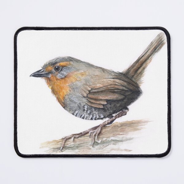 Item preview, Tiny Bird Chucao Bird Watercolor designed and sold by Olga Shvartsur.