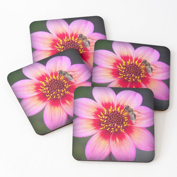 Item preview, Rocking Rosie Dahlia with Hoverfly designed and sold by angel1.