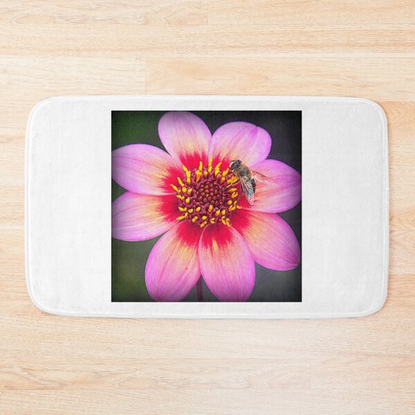 Item preview, Rocking Rosie Dahlia with Hoverfly designed and sold by angel1.