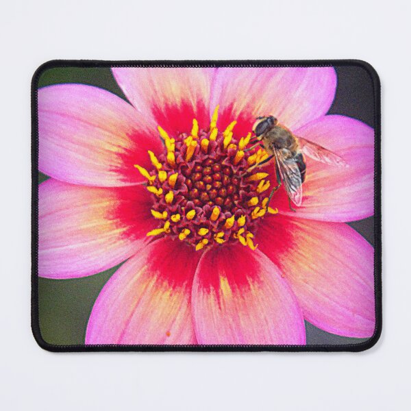 Item preview, Rocking Rosie Dahlia with Hoverfly designed and sold by angel1.