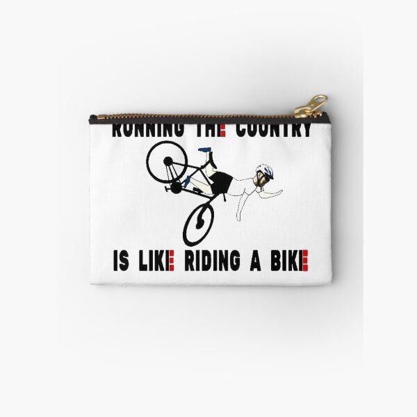 Item preview, RUNNING THE COUNTRY IS LIKE RIDING A BIKE funny anti biden  designed and sold by andsha4217.