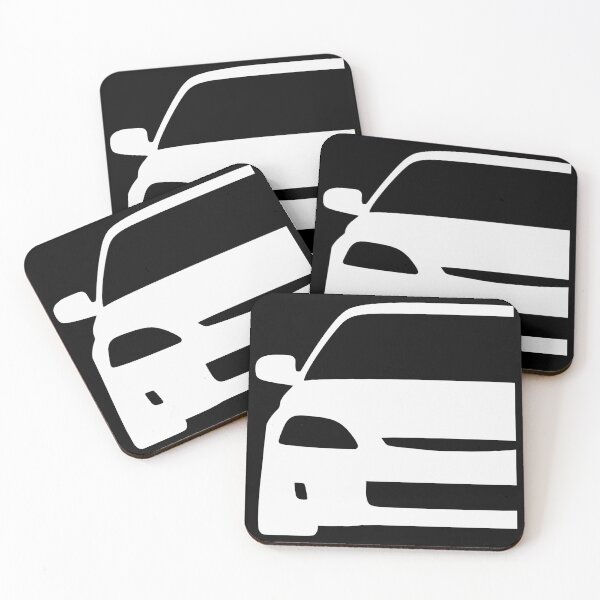 Item preview, Honda Civic 6th generation white silhouette designed and sold by EdimDesign.